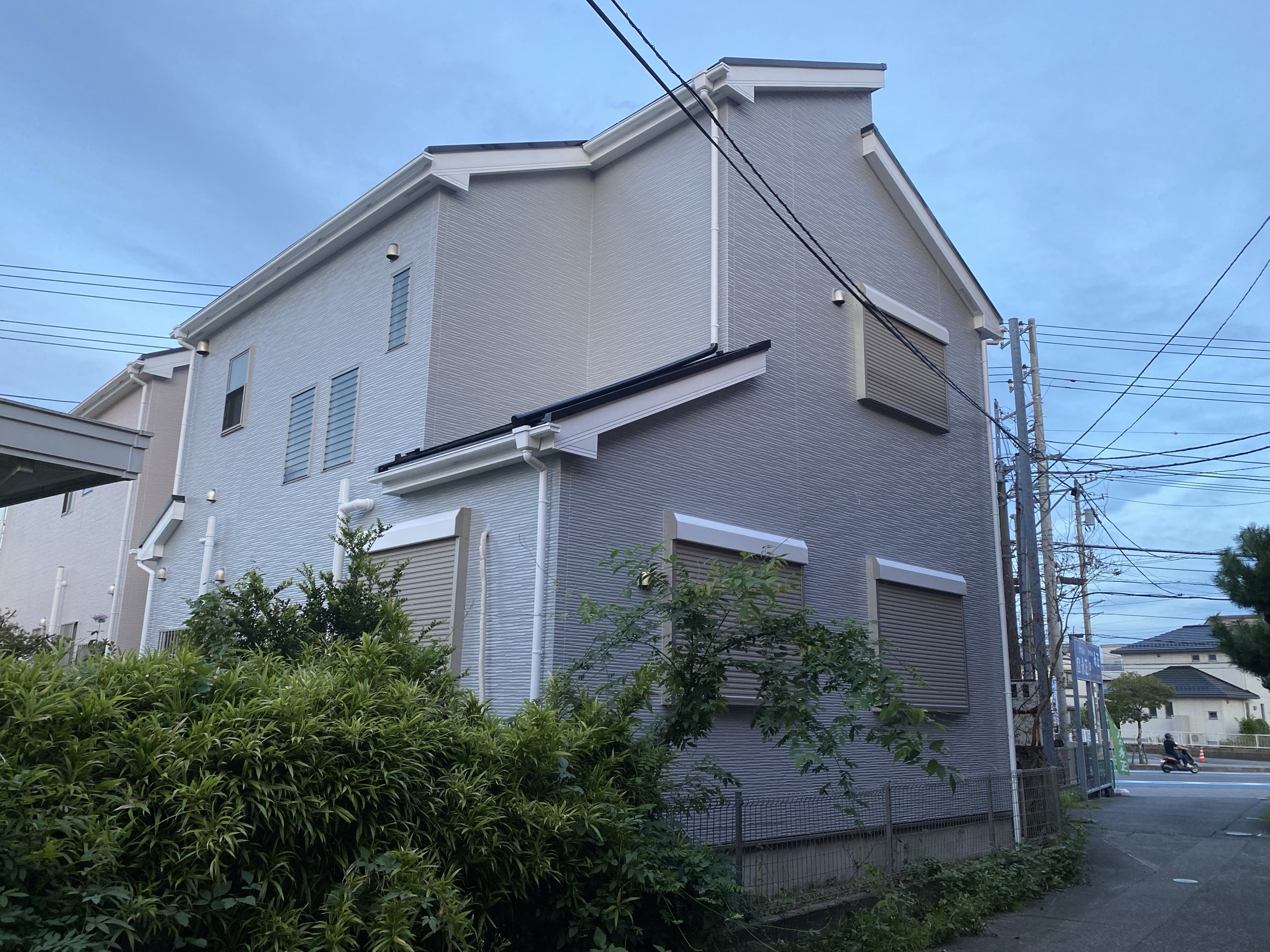 茅ヶ崎市　E様邸　外壁塗装施工事例